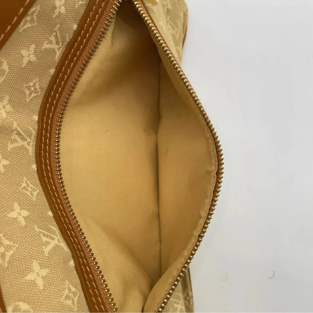 Authentic LOUIS VUITTON Monogram Mini Lucille PM Hand Bag (color Tan) (beige) - Picture 14 of 17